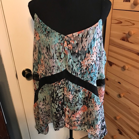 Maurices Tops - Pastel patterned tank top